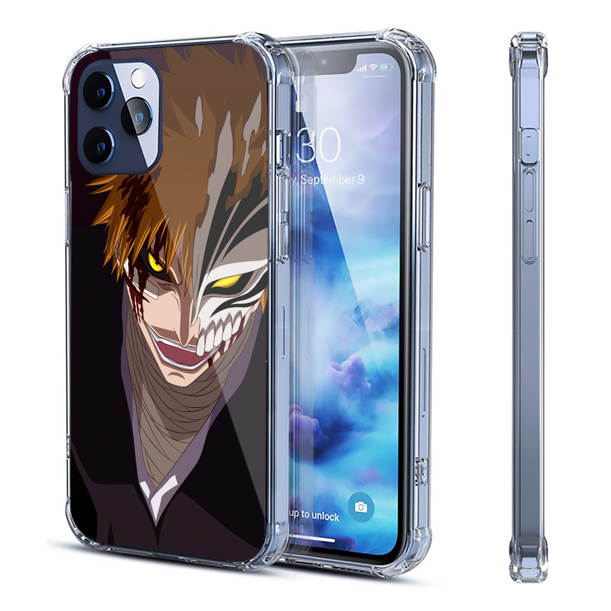 （画像用） ブリーチ BLEACH 【iPhone 12シリーズ対応】透明スマホケース（クリアソフトケース）